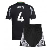 Camisa de time de futebol Arsenal Ben White #4 Replicas 2º Equipamento Infantil 2024-25 Manga Curta (+ Calças curtas)